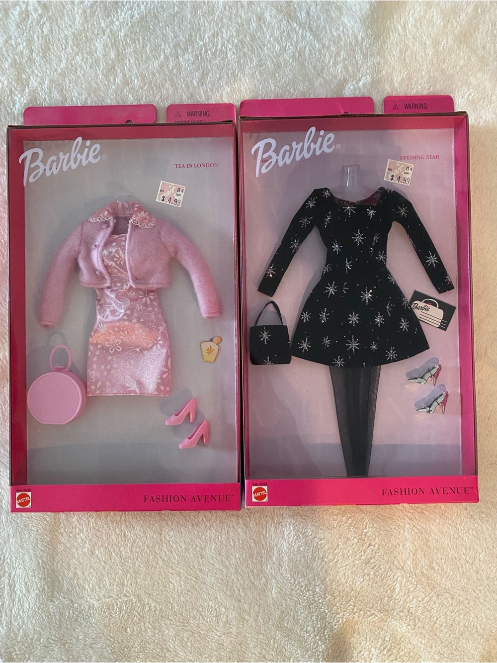 Mattel Barbie Fashion Avenue Outfit Set – Pink and Black